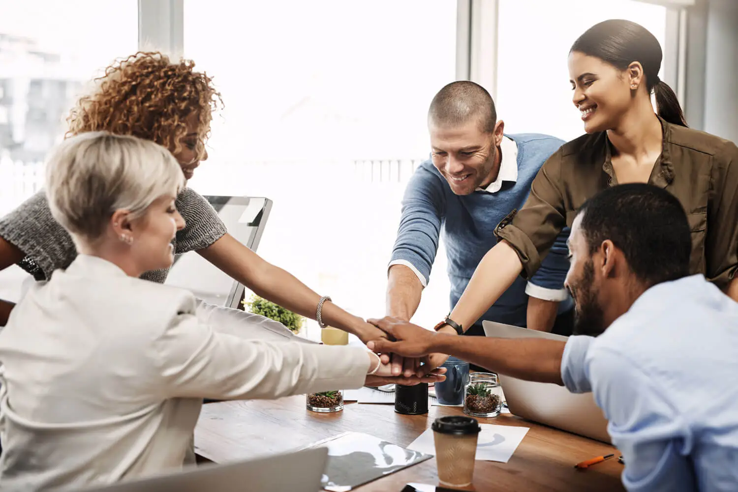 business people and law firm for support