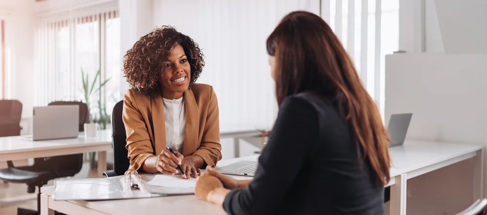 Woman consulting